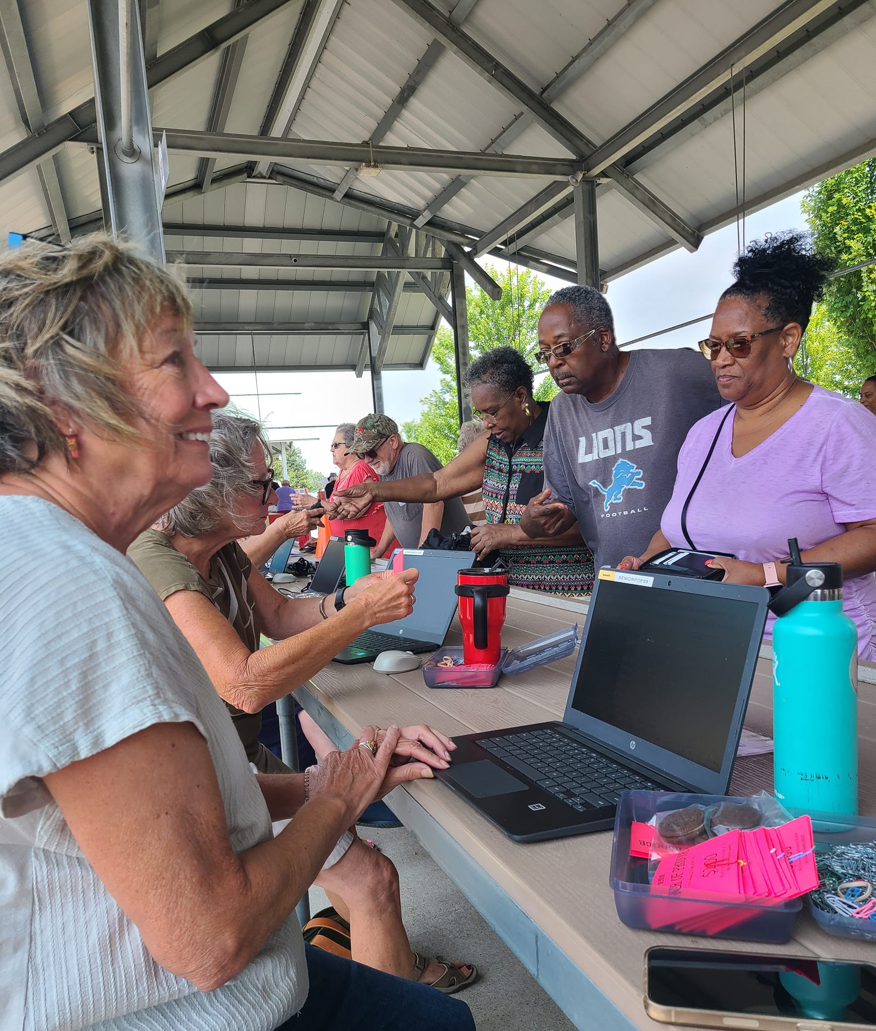 Registering for Tokens at Senior Power of Produce